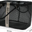 Organiz. ducha baño dormitorio pequeño negro