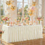 2 Pzas Mantel Rectangular 4ft Poliéster para Bodas y Fiestas