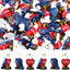 50 Pzas Figura Águila Calva Mini Resina Decoración Patriótica