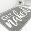 Alfombras baño antideslizantes con texto get naked
