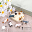 10 Pzas Accesorios Coche Gatito Mini Espejo Universal
