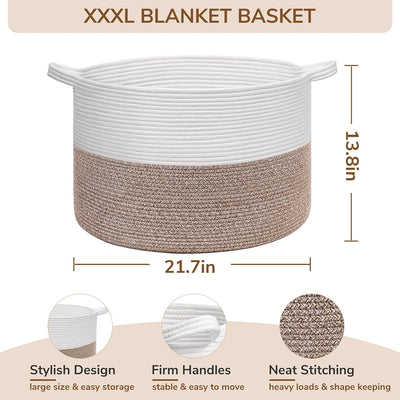 Cesta lino set 2 para ropa sucia