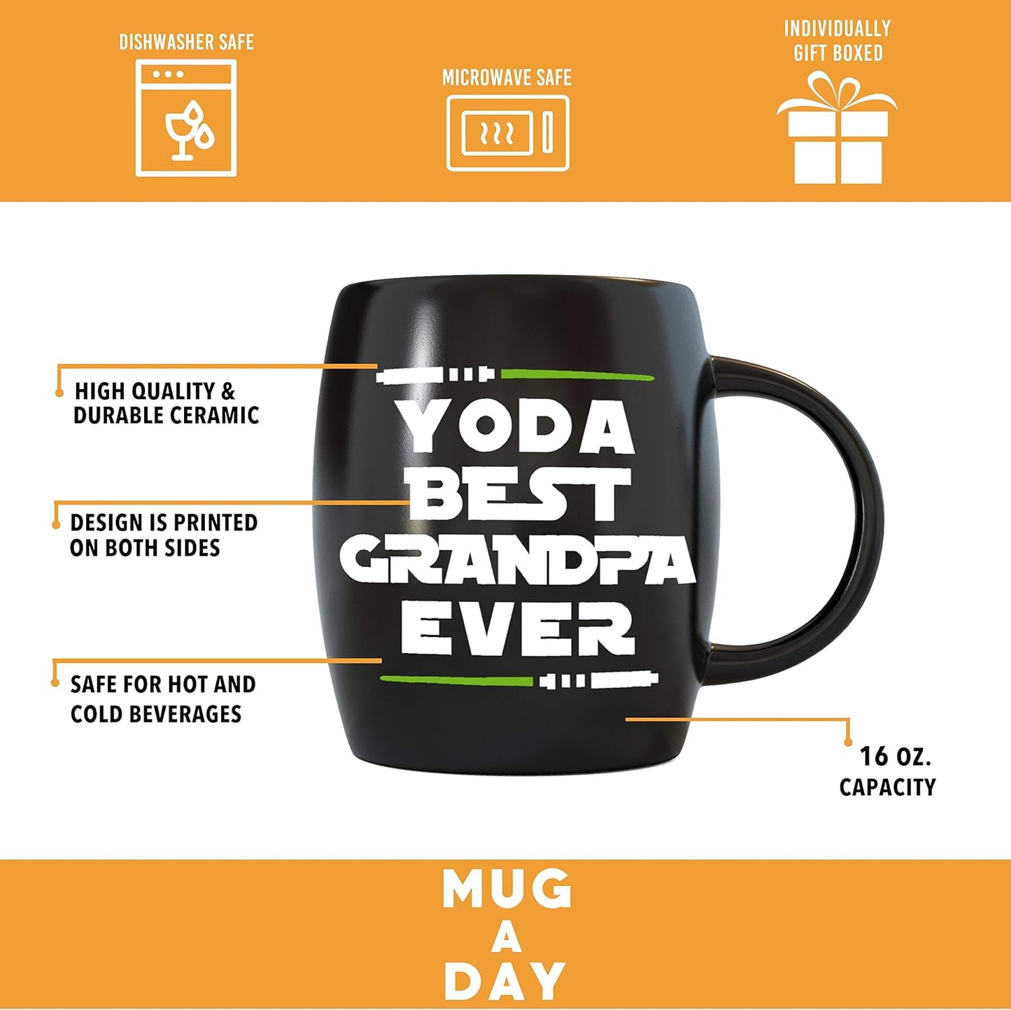 Taza café 16oz cerámica regalo día padre