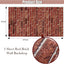2 Pzas Telón Pared Piedra 4.5x9ft Decoración Medieval Invierno