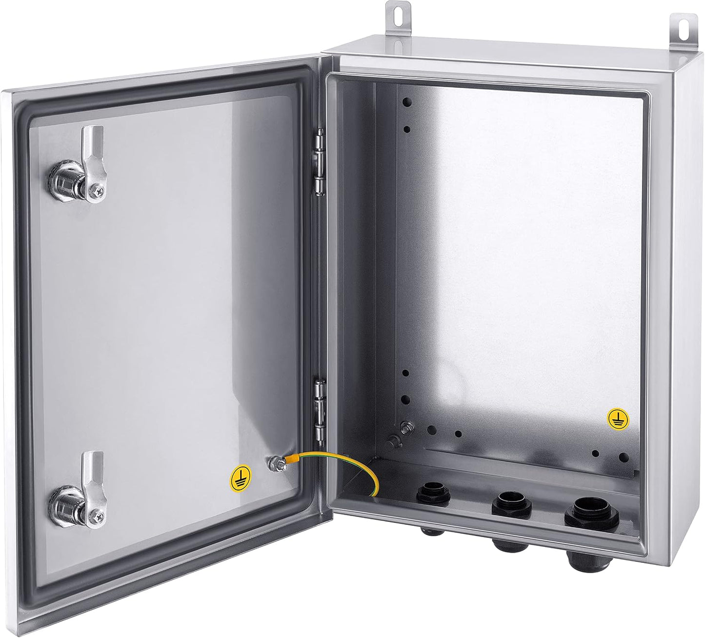 Caja acero inox IP65 para equipo electrónico 16x12x6pulg