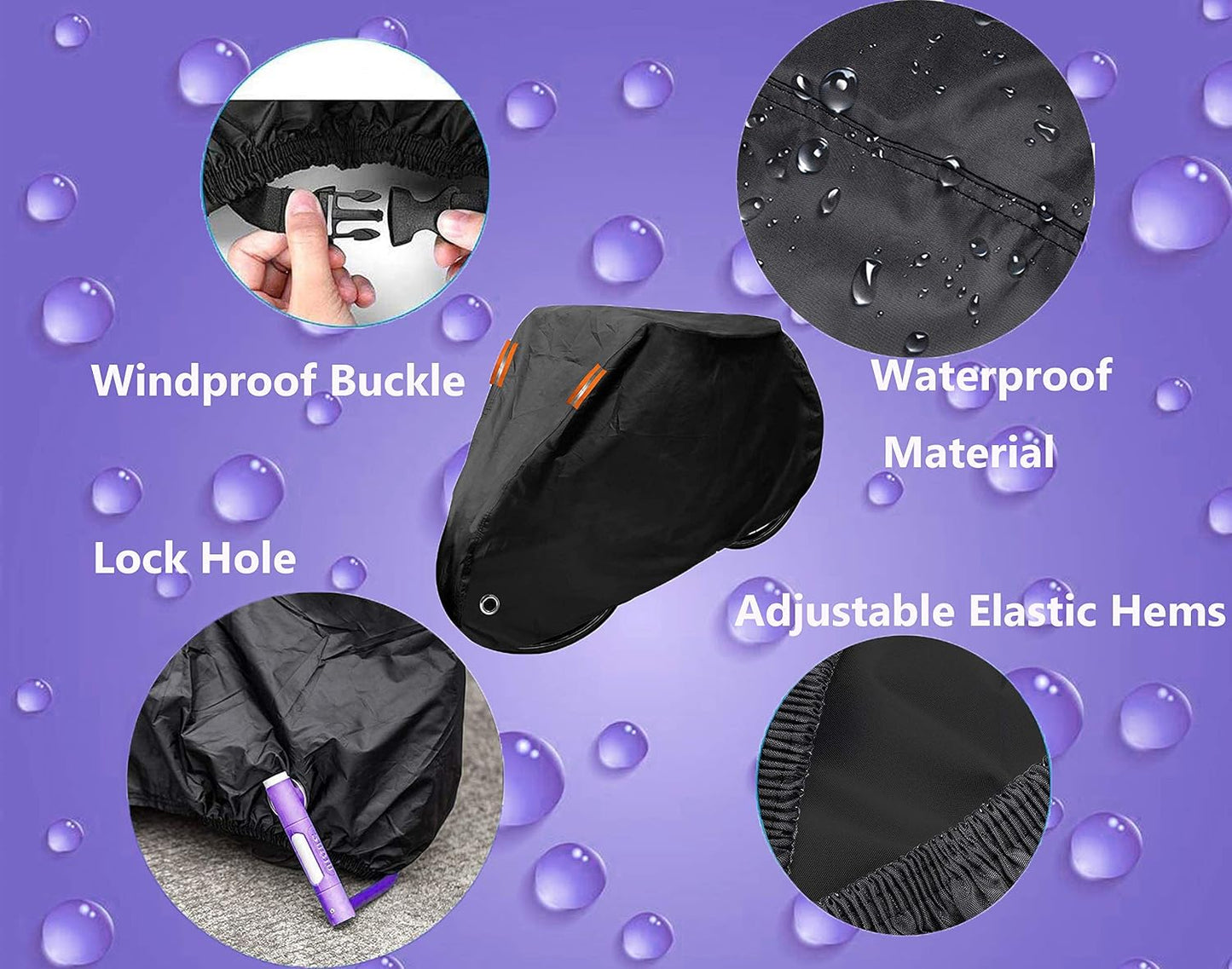 Funda bicicletas 1,2 o 3 XL XXL 420D impermeable resistente