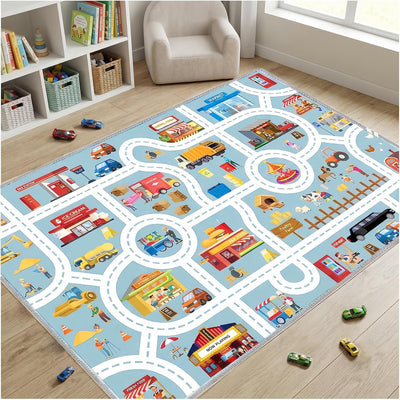 Alfombra set niños 39x59" antiderrap lavable