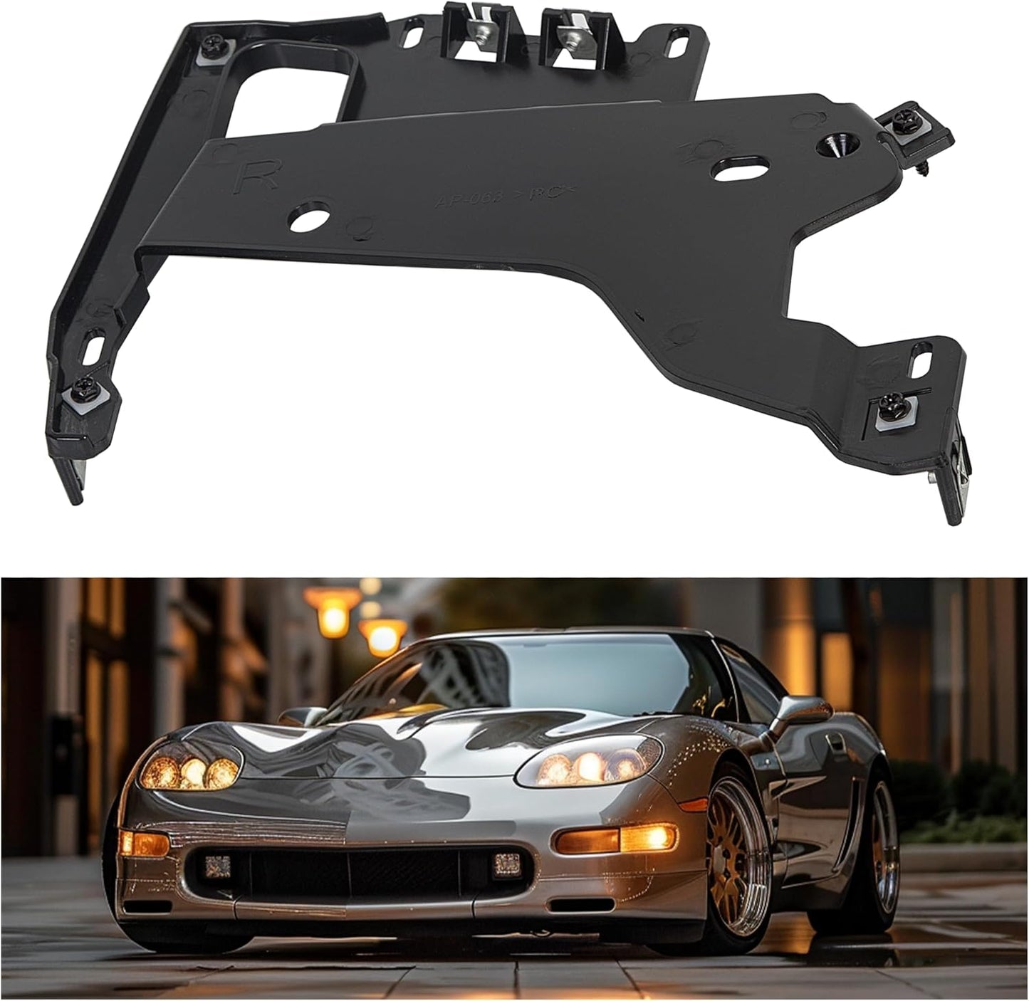 Soporte faro derecho comp Chevy Corvette C5 97-04