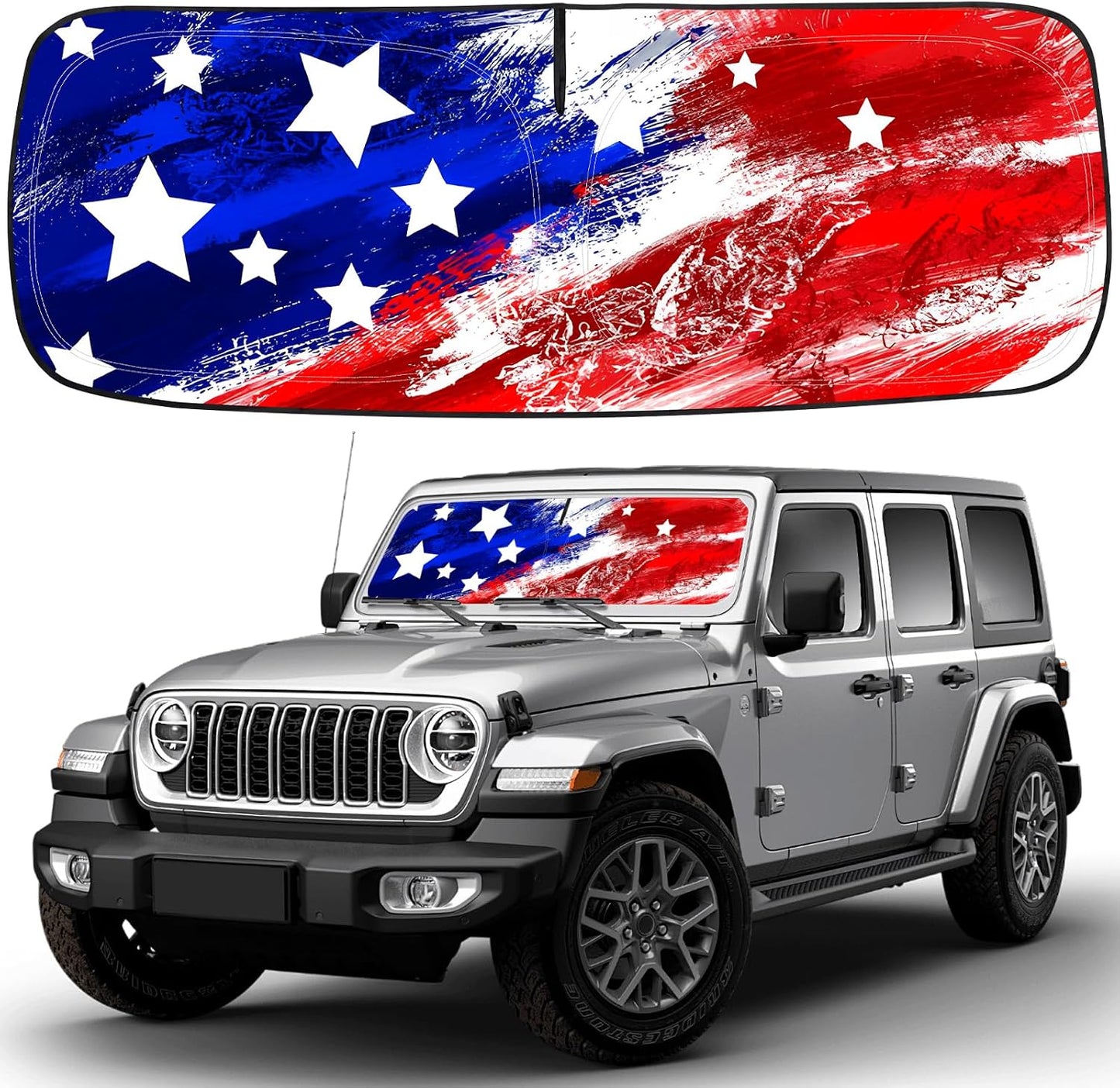 Parasol térmico Jeep Wrangler UV 1997-2025 plegable