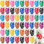 50 Bandanas Triangulares Perros 10 Colores Arco Iris