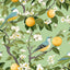 Papel tapiz floral prepegado 17.7x354" para baño