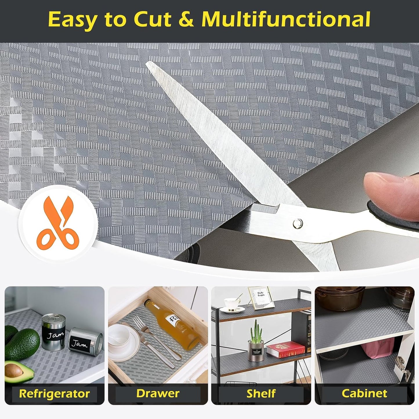 Forro impermeable para refrigerador y estantes cocina