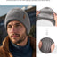 Gorro invierno con solapa forro polar para hombres exterior