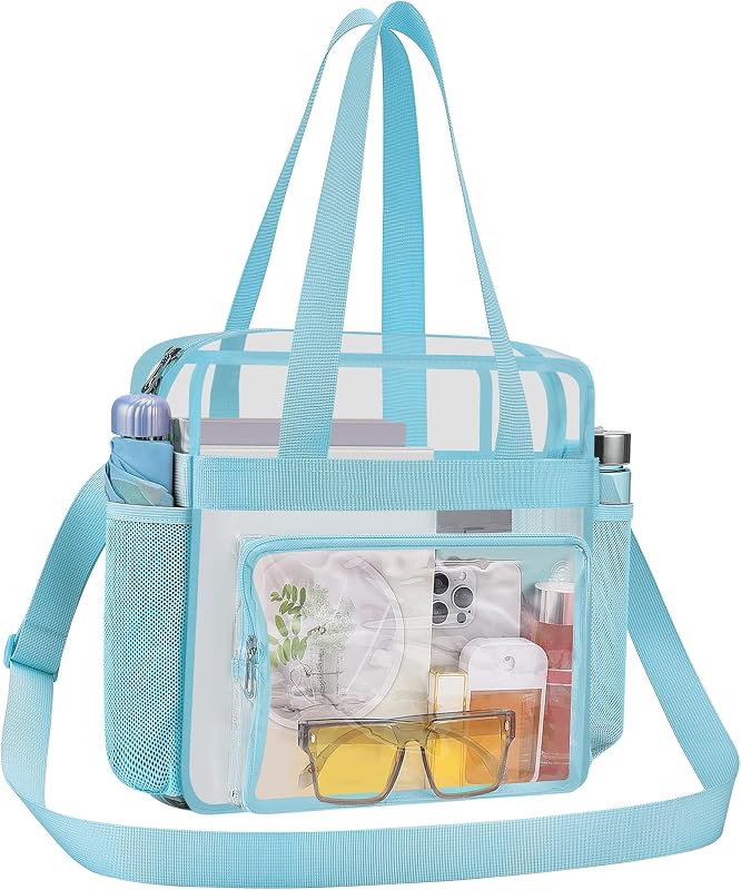 Bolsa transparente para eventos deportivos 12x6x12