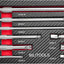 Set 9 Pzas Extensión Hexagonal 1/4-1/2pulg Acero CrV