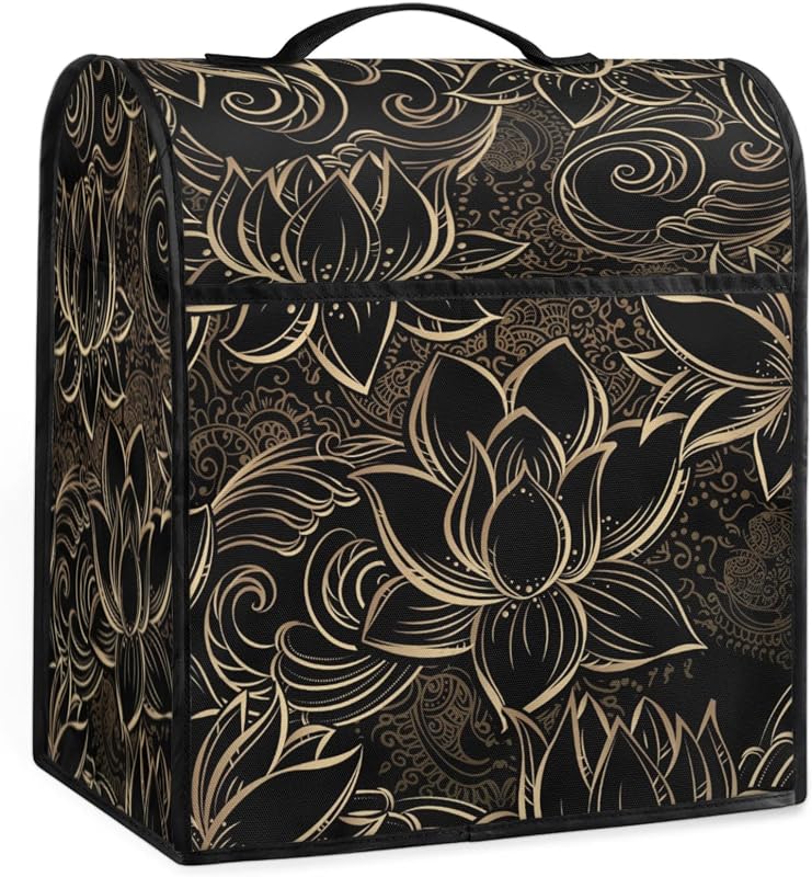 Funda batidora encimera cocina 6-8qt con asa y bolsillo