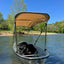 Kit toldo canoa/kayak 3x8ft marco botas postes traseros
