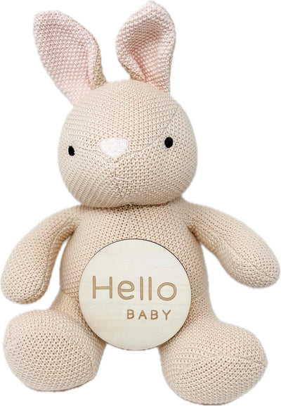 Peluche algodón punto discos madera accesorio foto recién nacido