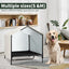 Casa para perros 30x25pulg impermeable