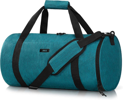 Bolsa deporte redonda 24L con compartimento zapatos y bolsillo húmedo
