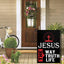 Bandera jardín doble cara 12x18pulg Jesús The Way Truth Life