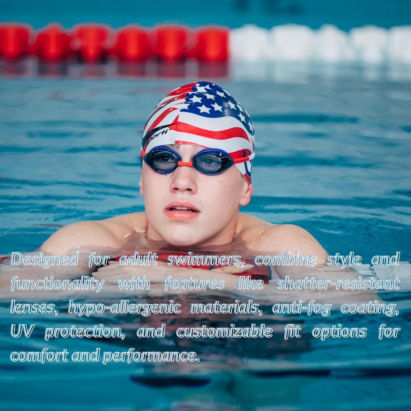 Gafas natación unisex antivaho varias diseños
