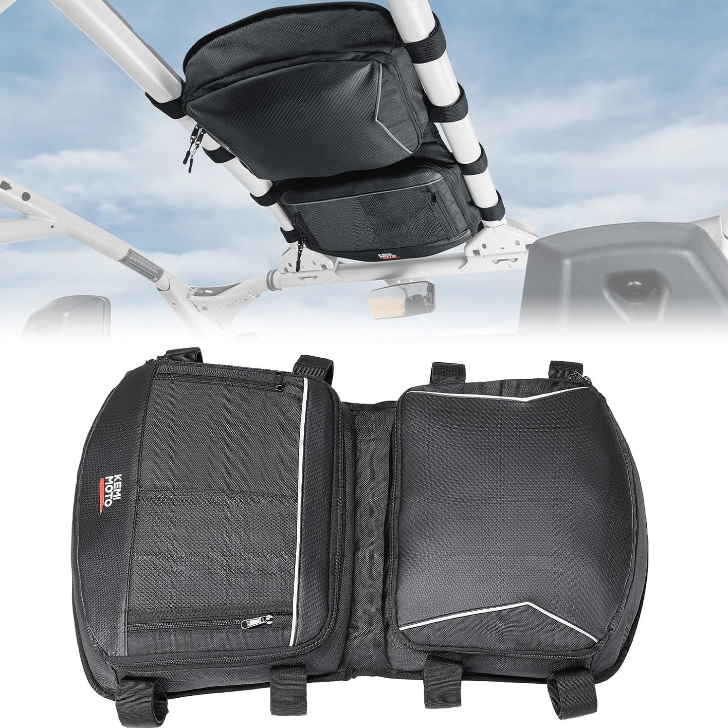 Bolsa techo soporte tableta Can-Am X3 2017-25 negro