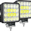 2 Luces LED 60W 12v/24v 6000LM 4pulg antiniebla todoterreno