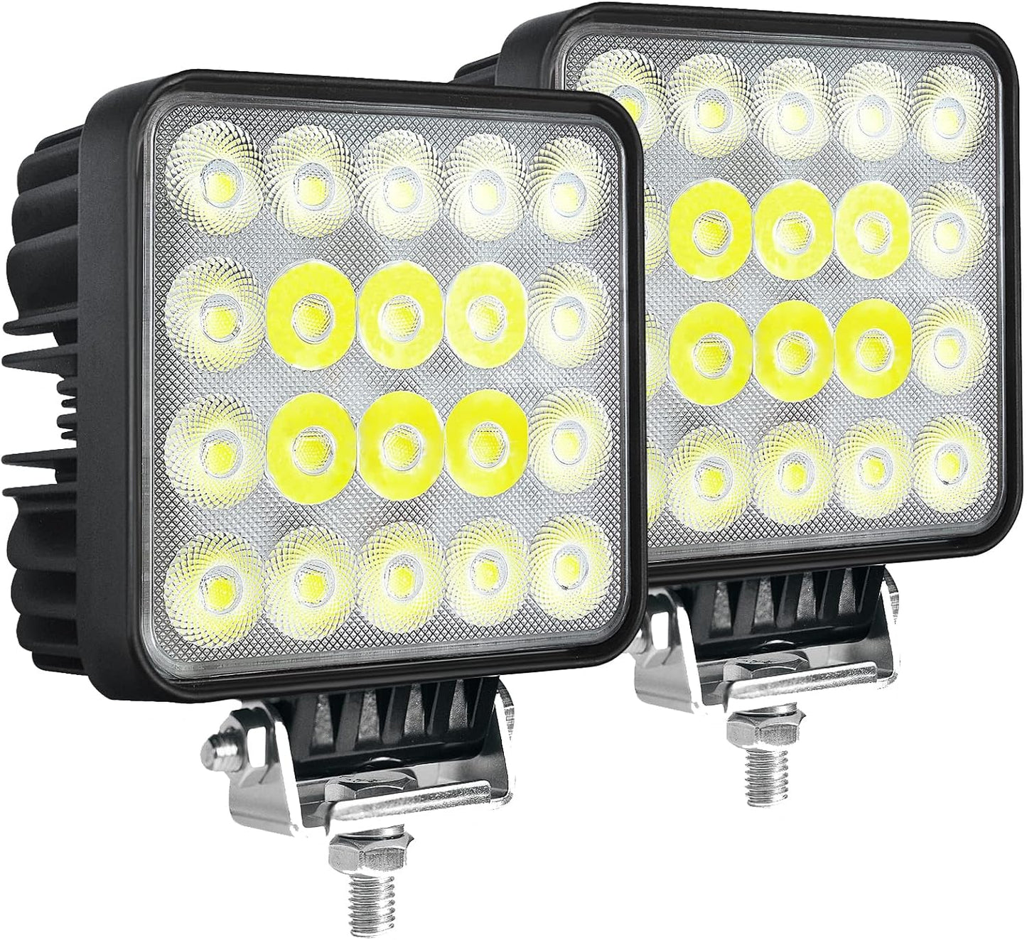 2 Luces LED 60W 12v/24v 6000LM 4pulg antiniebla todoterreno