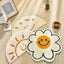 Alfombra baño diseño girasol absorbente lavable tapete hidromasaje