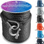 Cuerda anclaje 50ft x 1/2pulg trenzada sólida para barco negro