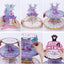 Soporte cupcakes 3 niveles temática gatos 2uds