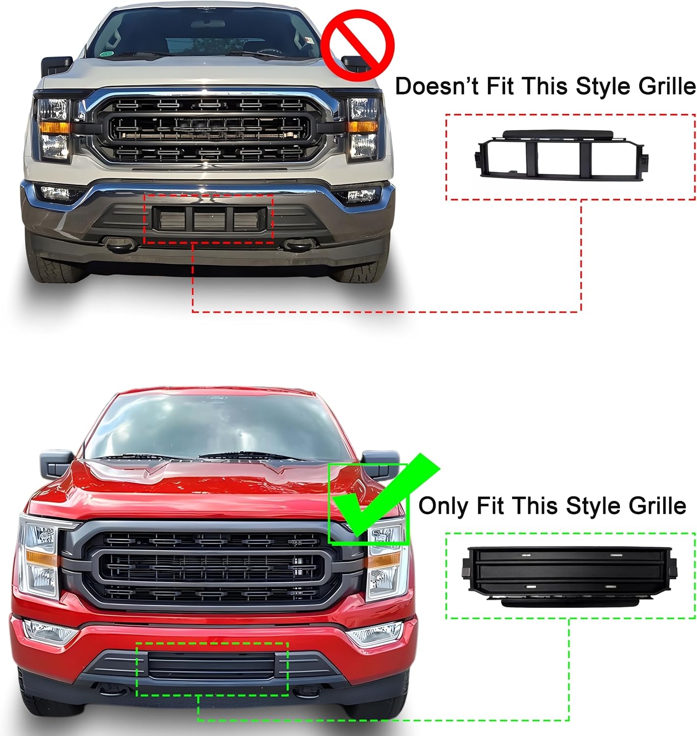 Soporte placa matrícula parachoques Ford F-150 ML3Z17A385AB