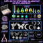 Kit 400pzas atrapasoles DIY para decorar ventanas hogar boda