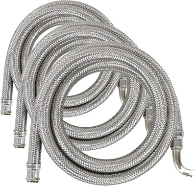 Manguera lavavajillas acero inox trenzado 5ft set 3