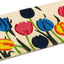 Felpudo fibra coco 18x30" respaldo resistente