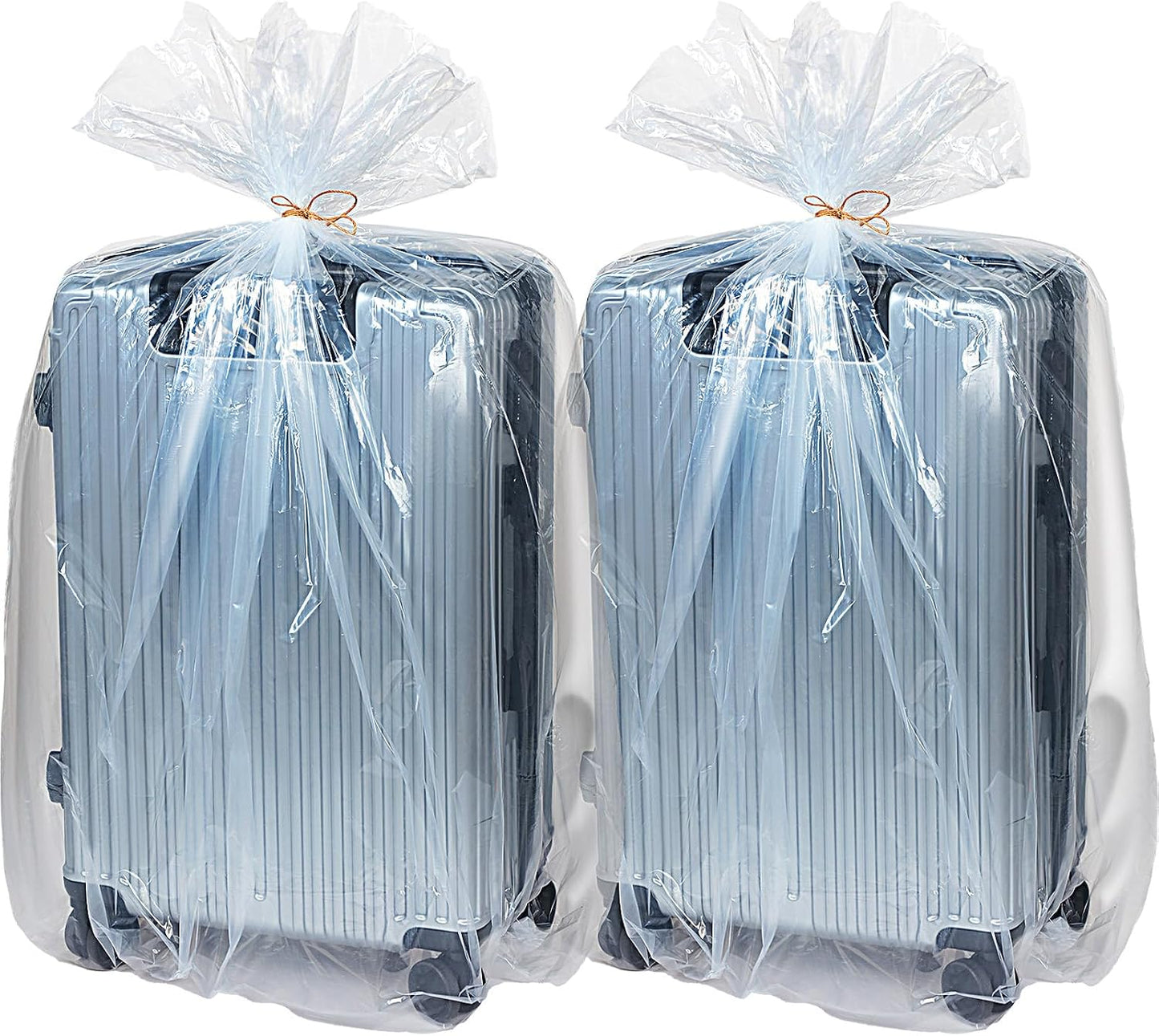 10 Bolsas Plástico Transparente 55x67" Jumbo Mudanza