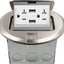 Caja piso redonda 6pulg USB 20A junta hermética