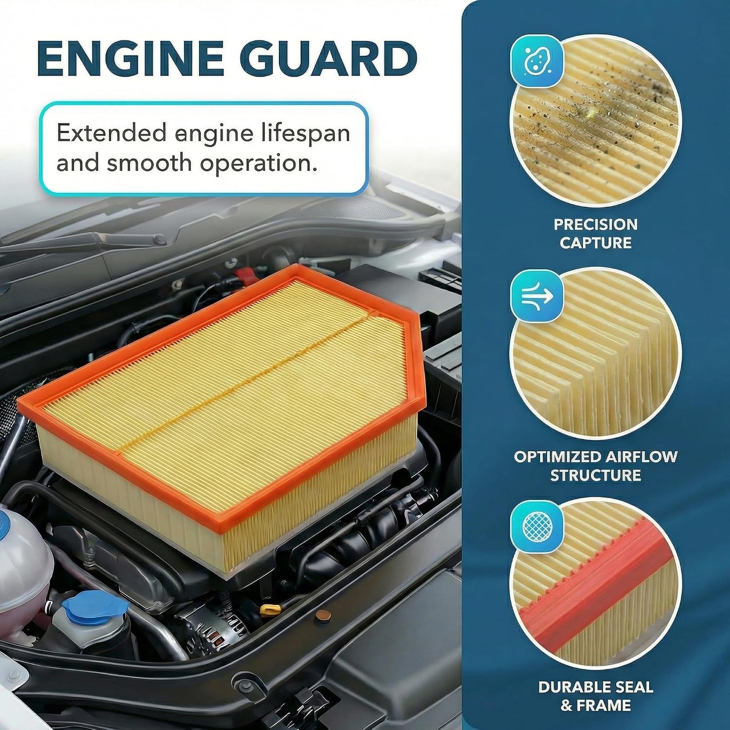 Filtro aire motor cabina Nissan Pathfinder 3.5L