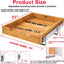 Organiz. gabinete 14x21" cajón madera servicio pesado