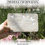 Placa piedra mariposas 7" interior exterior duelo memoria