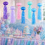 Faroles papel medusa azul rosa morado decoración fiesta sirena
