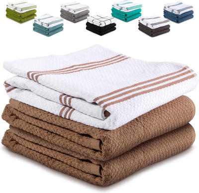 Toallas de cocina Zulay 100% algodón 15 x 25 pulgadas paquete de 3