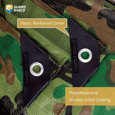 Lona camuflaje 6x6ft polietileno impermeable multiuso
