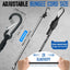 6 cuerdas elásticas ajustables 60" con ganchos mosquetón