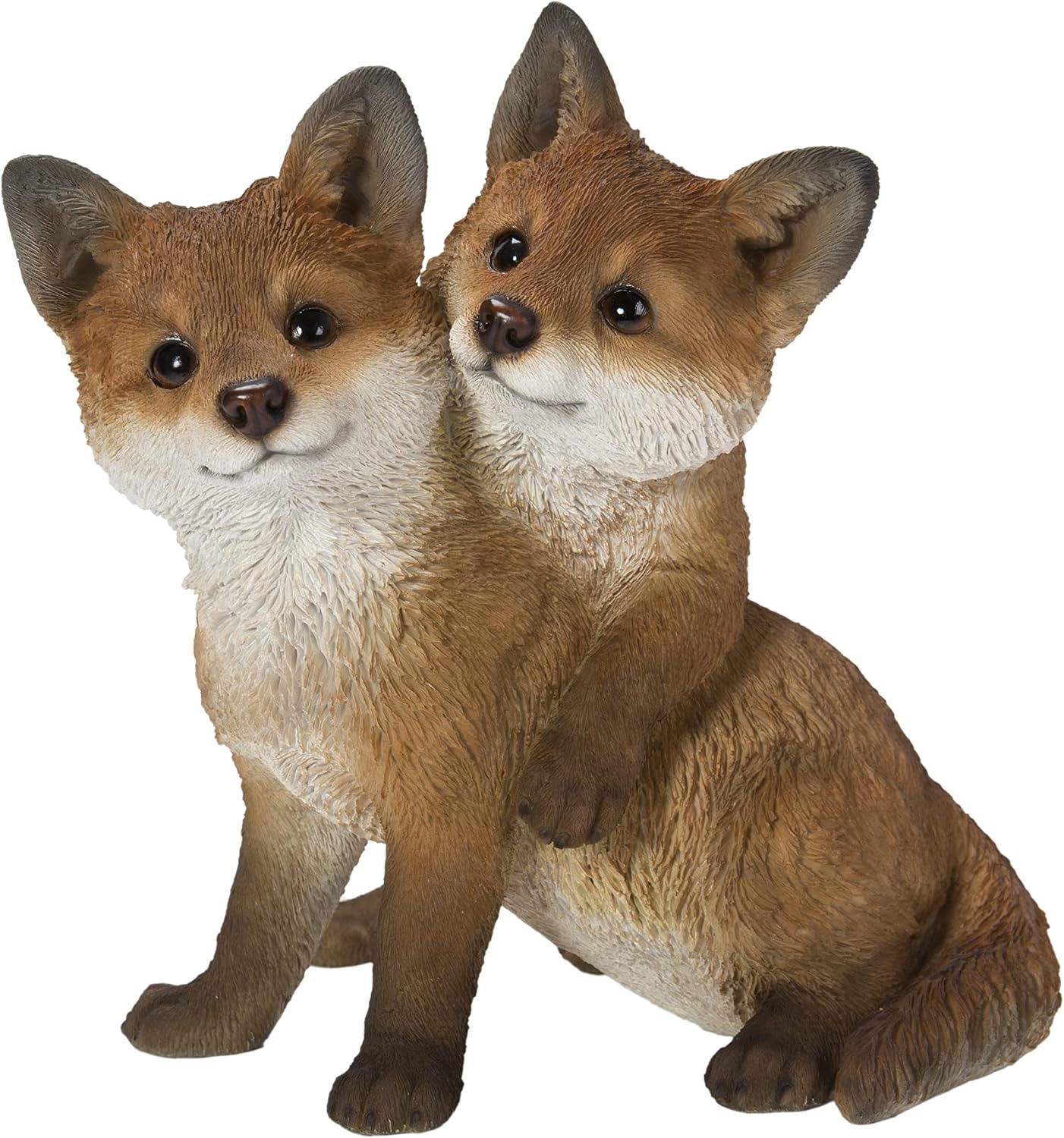 Muñeco Fox Pups abrazando color marrón
