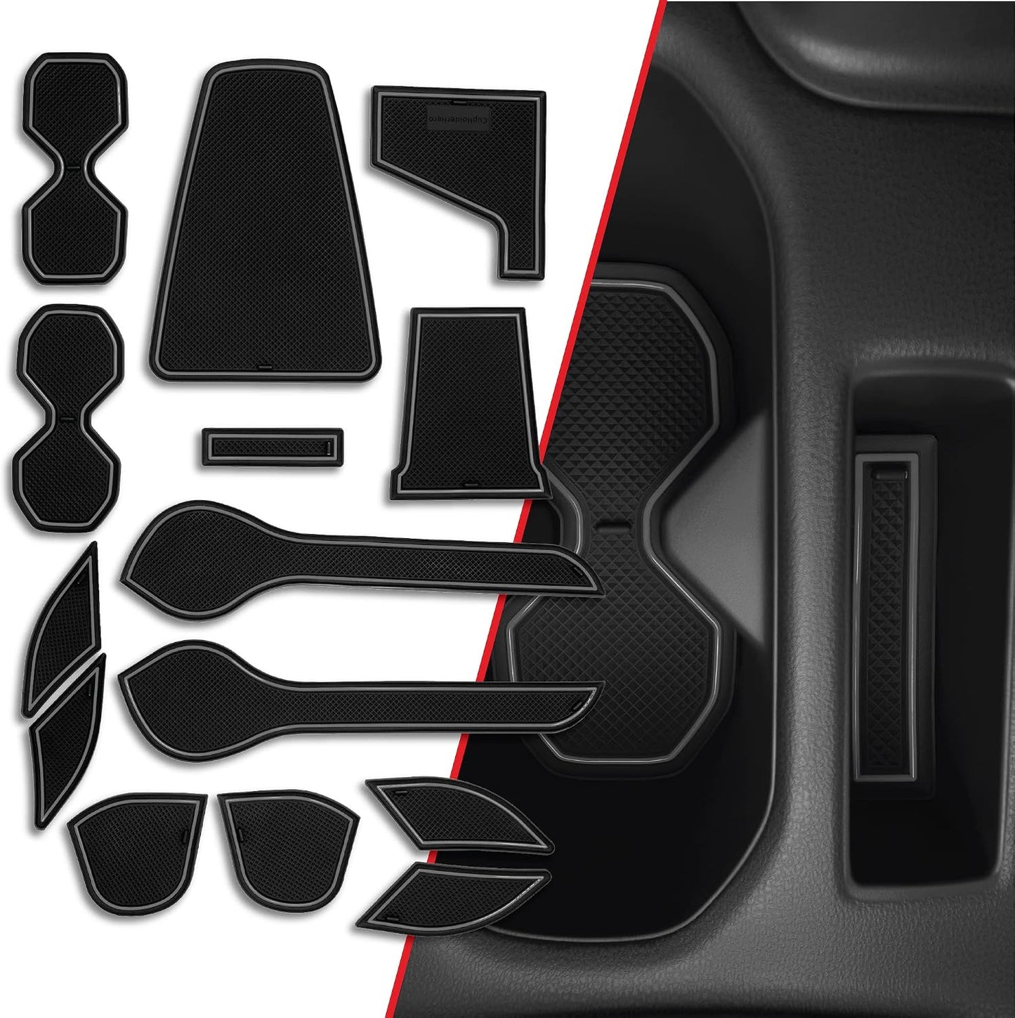 Insertos antiderrap para Nissan Leaf 15 Pzas