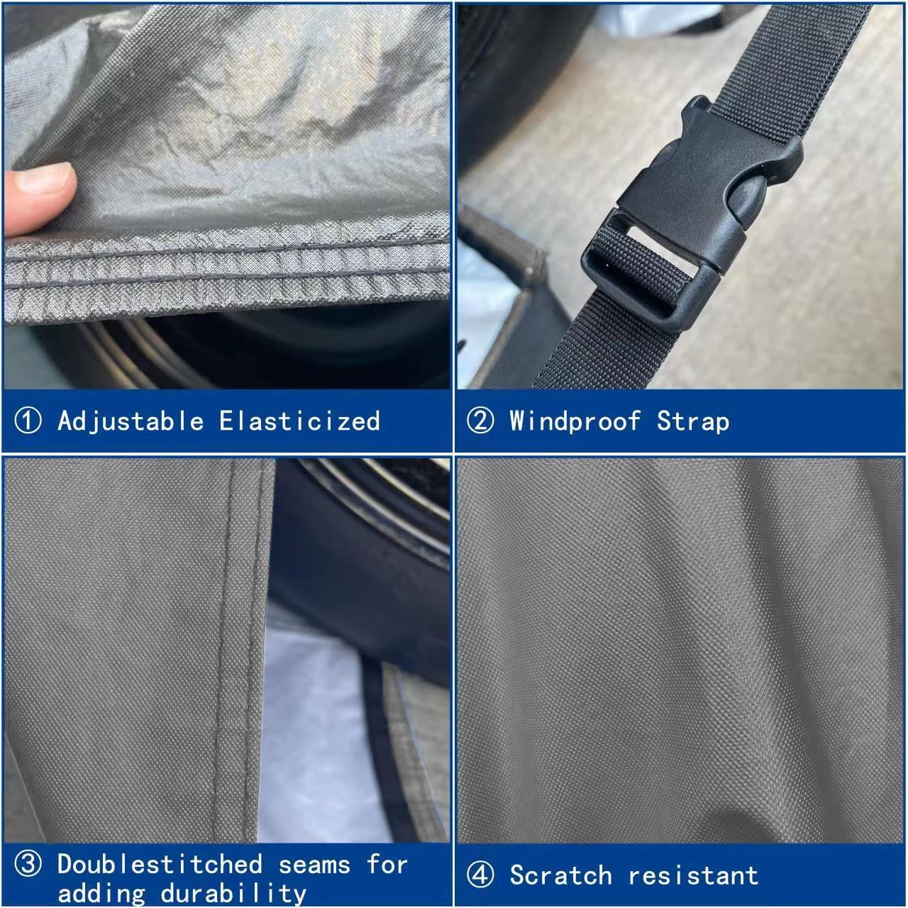 2 Fundas Neumáticos Impermeables Anti-UV