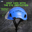 Casco seguridad ajustable ABS 6 puntos trabajo al aire libre