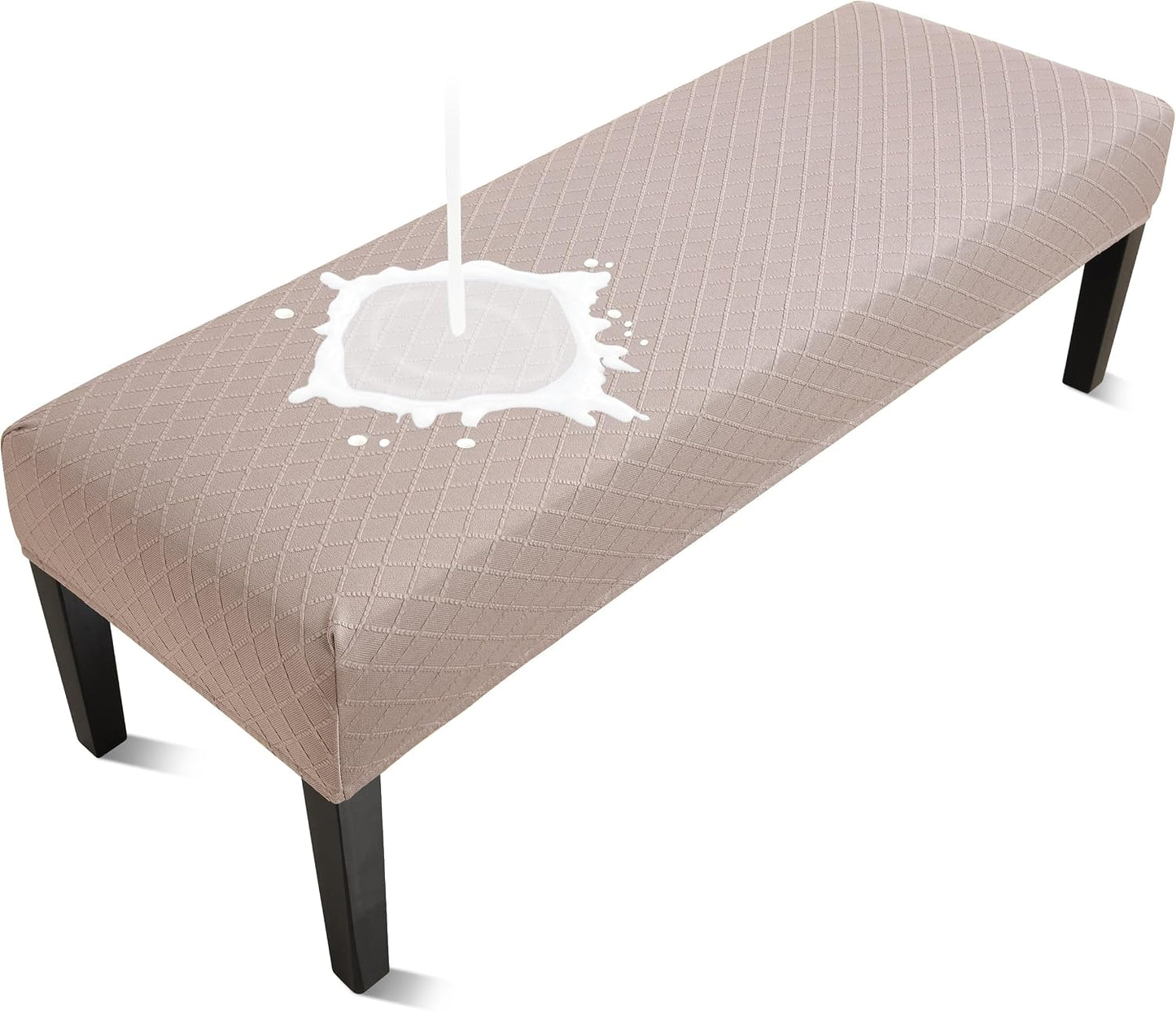 Funda impermeable para banco comedor extraíble lavable caqui